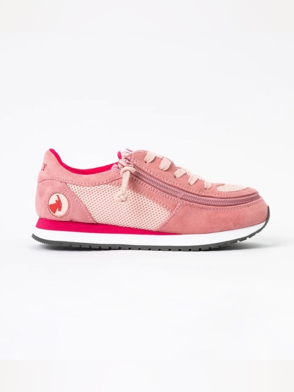 NWT BILLY Kids Footwear Adaptive Jogger Sneakers Pink Dust Size 6M
